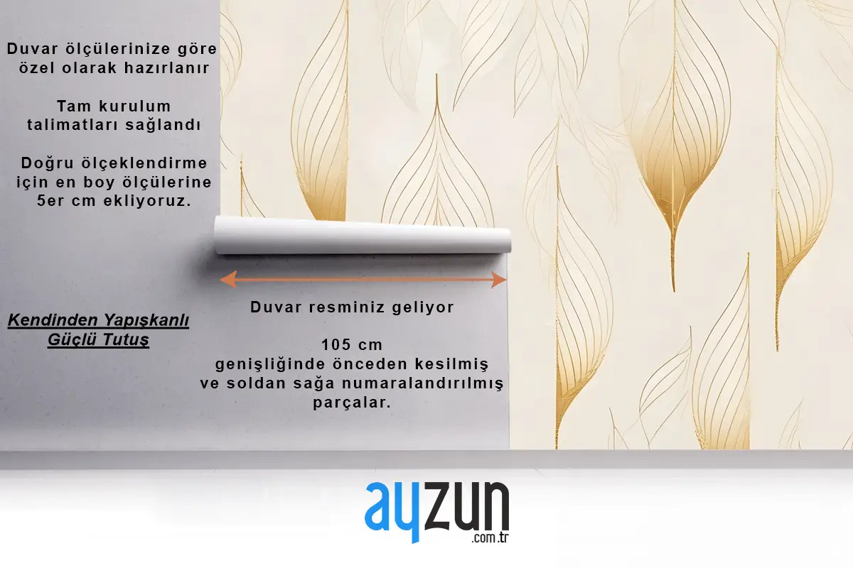 Boho Geometrik Sanat Çizgileri Duvar Kağıdı