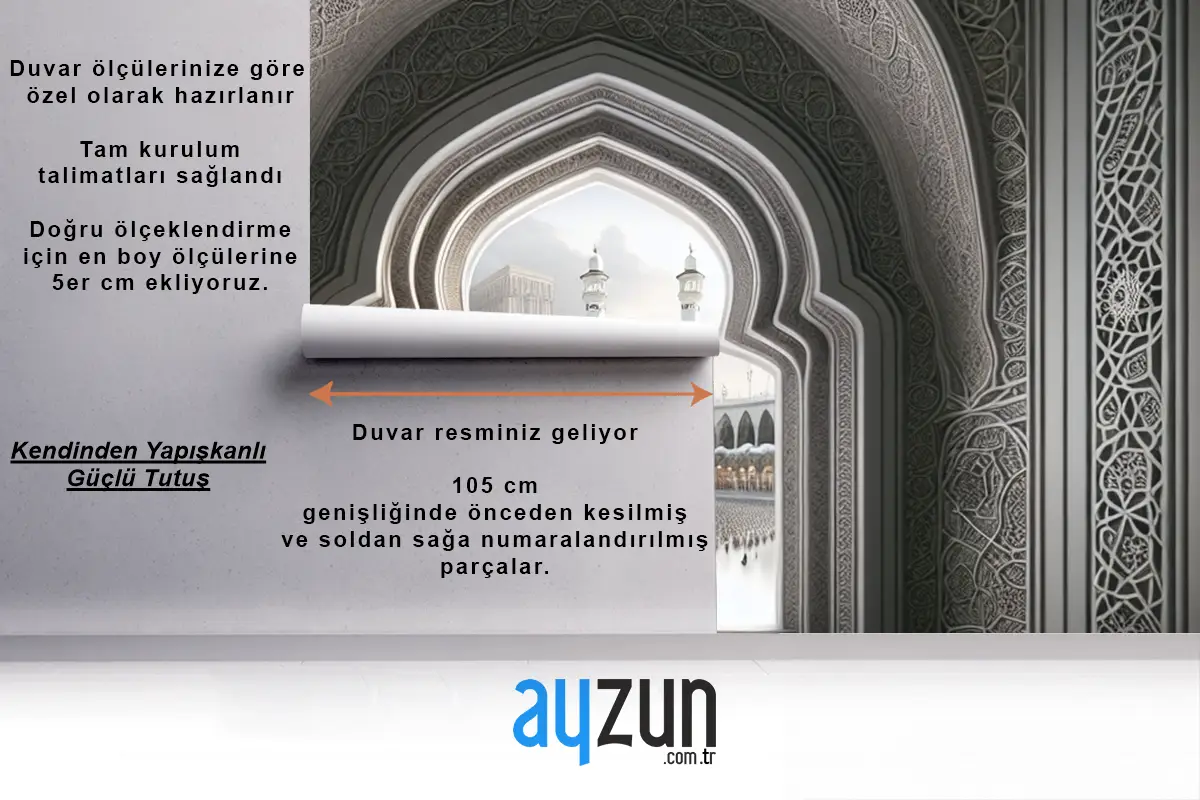 Çerçeve Perspekti Soyut Renk Kabe Duvar Kağıdı