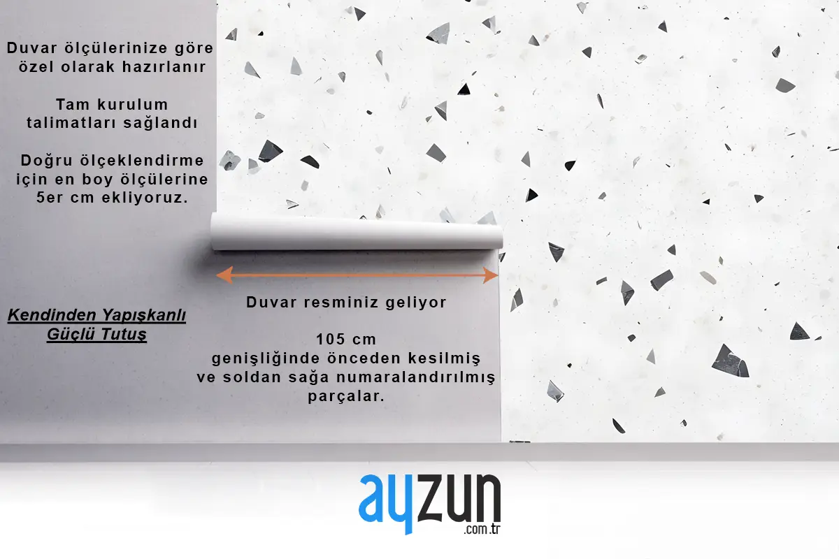 Terrazzo Malzemesine Benzeyen Beyaz Ve Gri Benekli Yüzeyin Yakın Çekim Görünümü Antre  Hol  Koridor Duvar Kağıdı