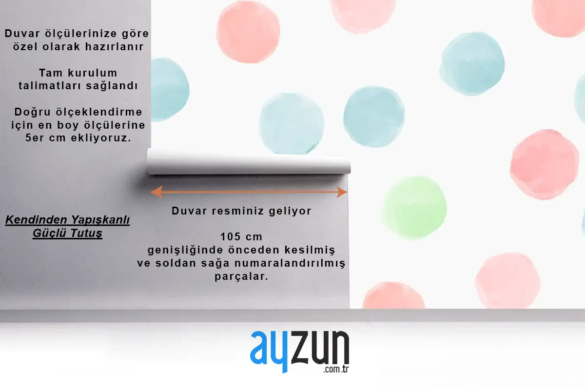 Renkli Geometrik Dikişsiz Desen Arka Plan Tasarımı Çocuk Odası Duvar Kağıdı