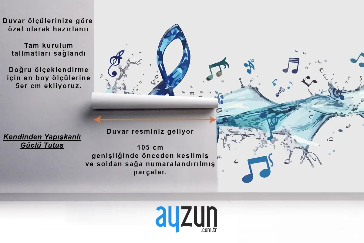 Ebedi Müzik Sonsuzluk Sembolü Müzik Notaları Duvar Kağıdı
