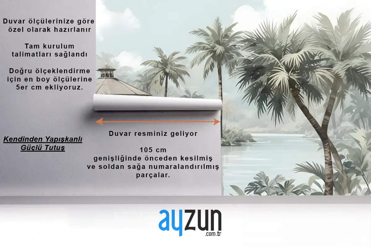 Egzotik Manzara Duvar Kağıdı 