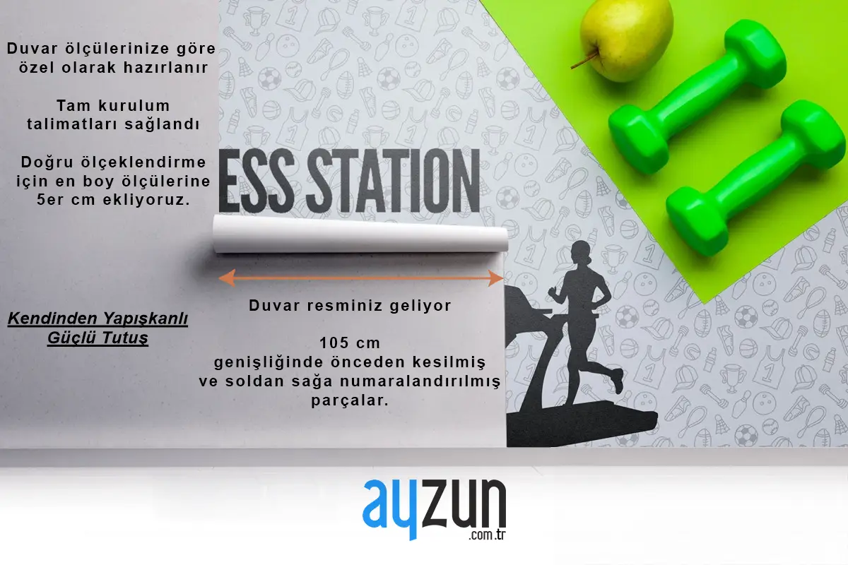 Fitness Merkezi Duvar Kağıdı