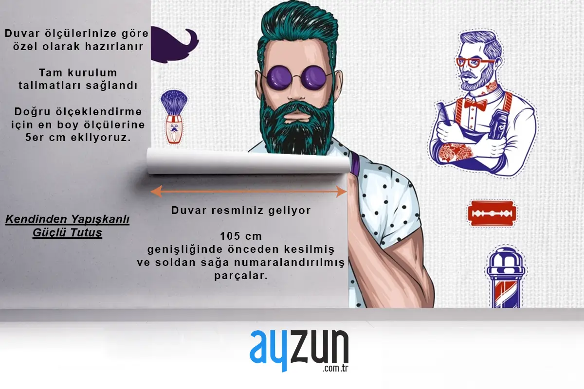 Gömlek Kravat Erkek Kuaför Duvar Kağıdı