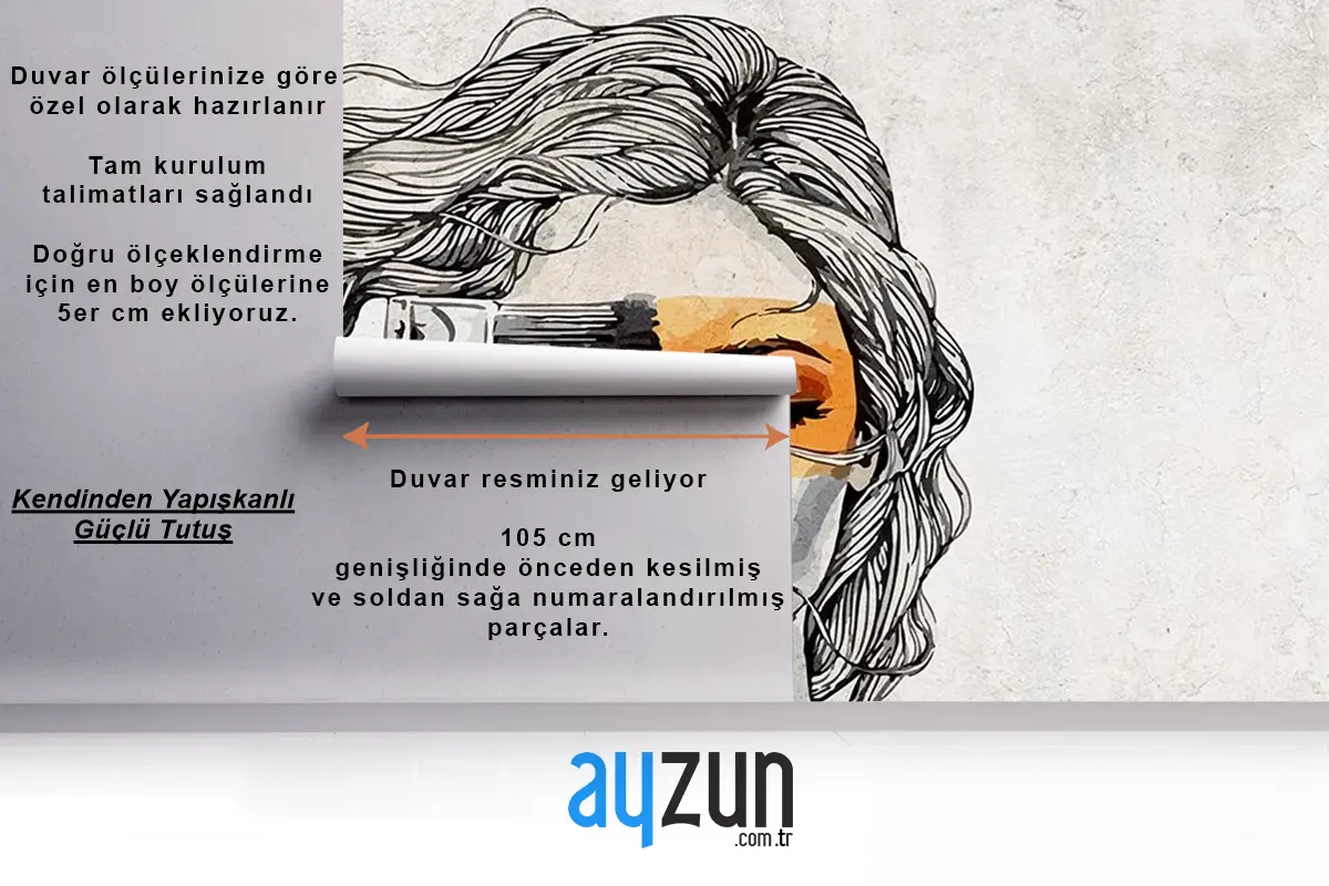 Güzellik Salonu Boya Fırça Kadın Duvar Kağıdı