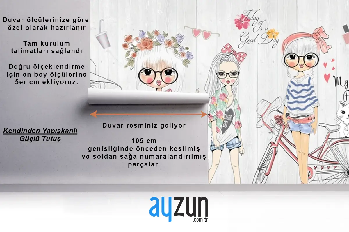 Güzellik Salonu Moda Kızlar Duvar Kağıdı