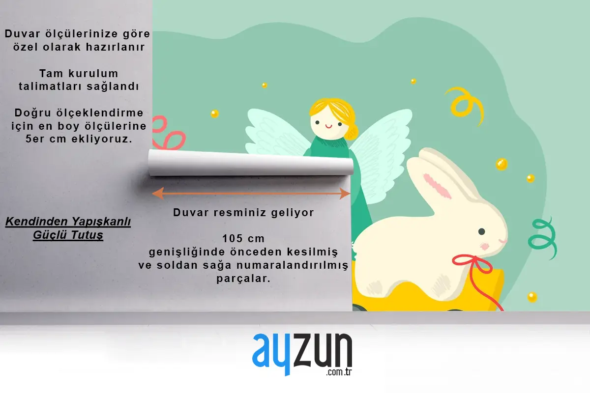 Elle Çizilmiş Noel Oyuncakları Arka Plan Çocuk Odası Duvar Kağıdı 