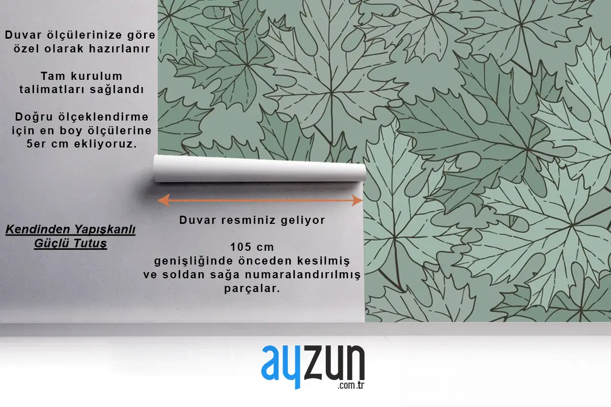 Elle Çizilmiş Çiçek Anahat Arka Plan Duvar Kağıdı