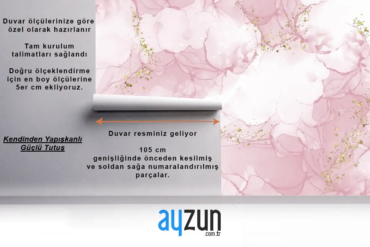 El Boyalı Suluboya Arka Plan Çocuk Odası Duvar Kağıdı 