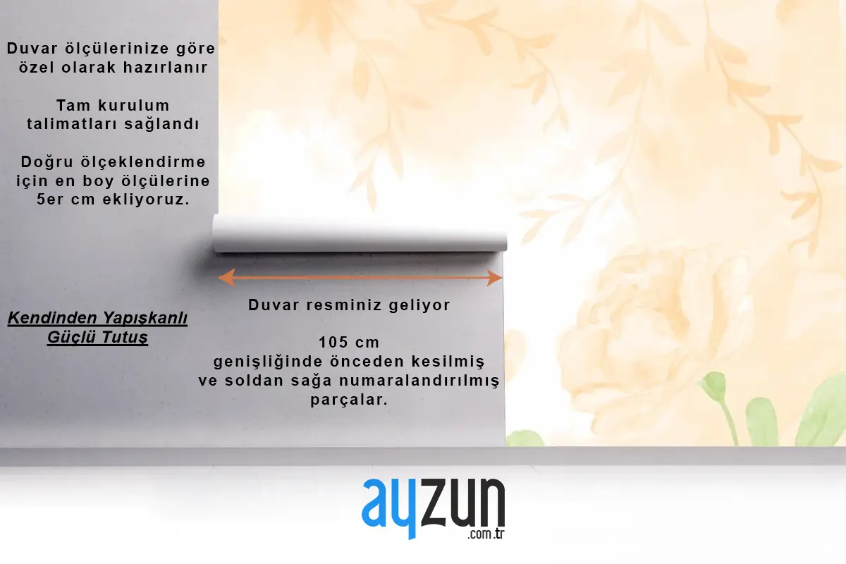 El Boyalı Suluboya Doğa Arka Plan Duvar Kağıdı 