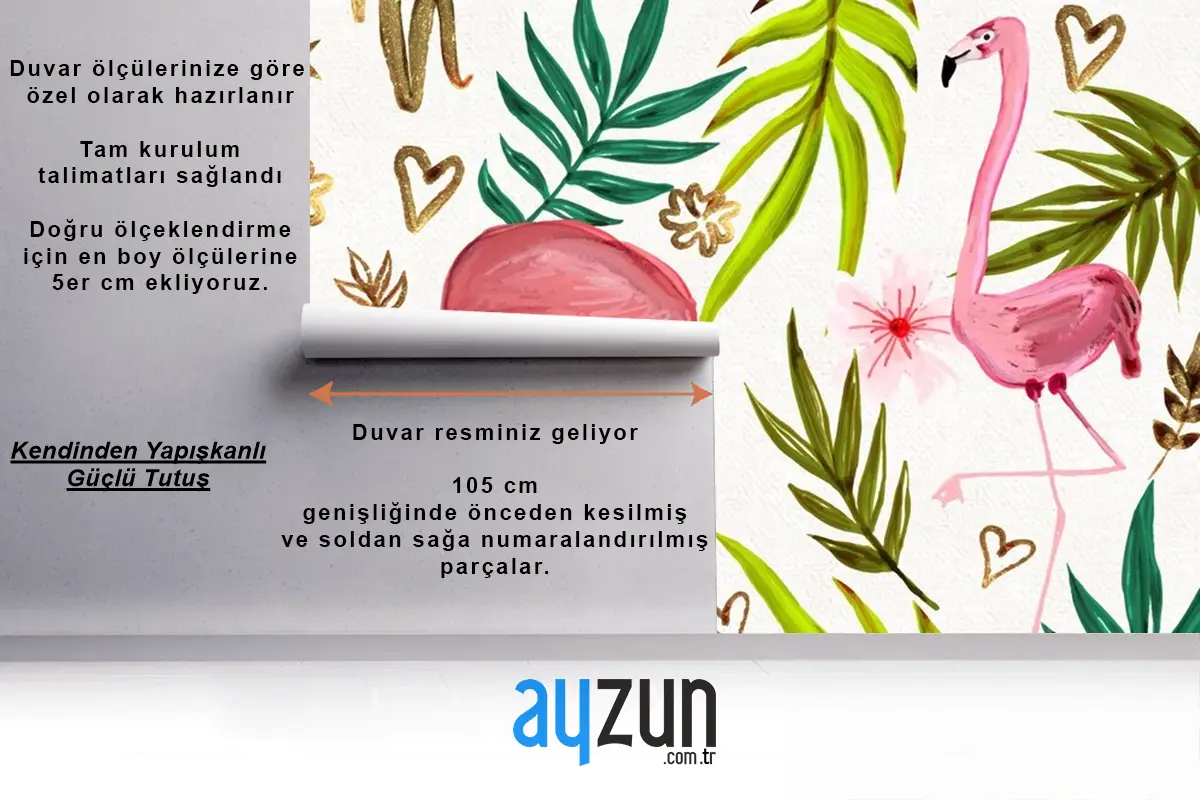 El Boyalı Suluboya Yaz Çocuk Odası Duvar Kağıdı 