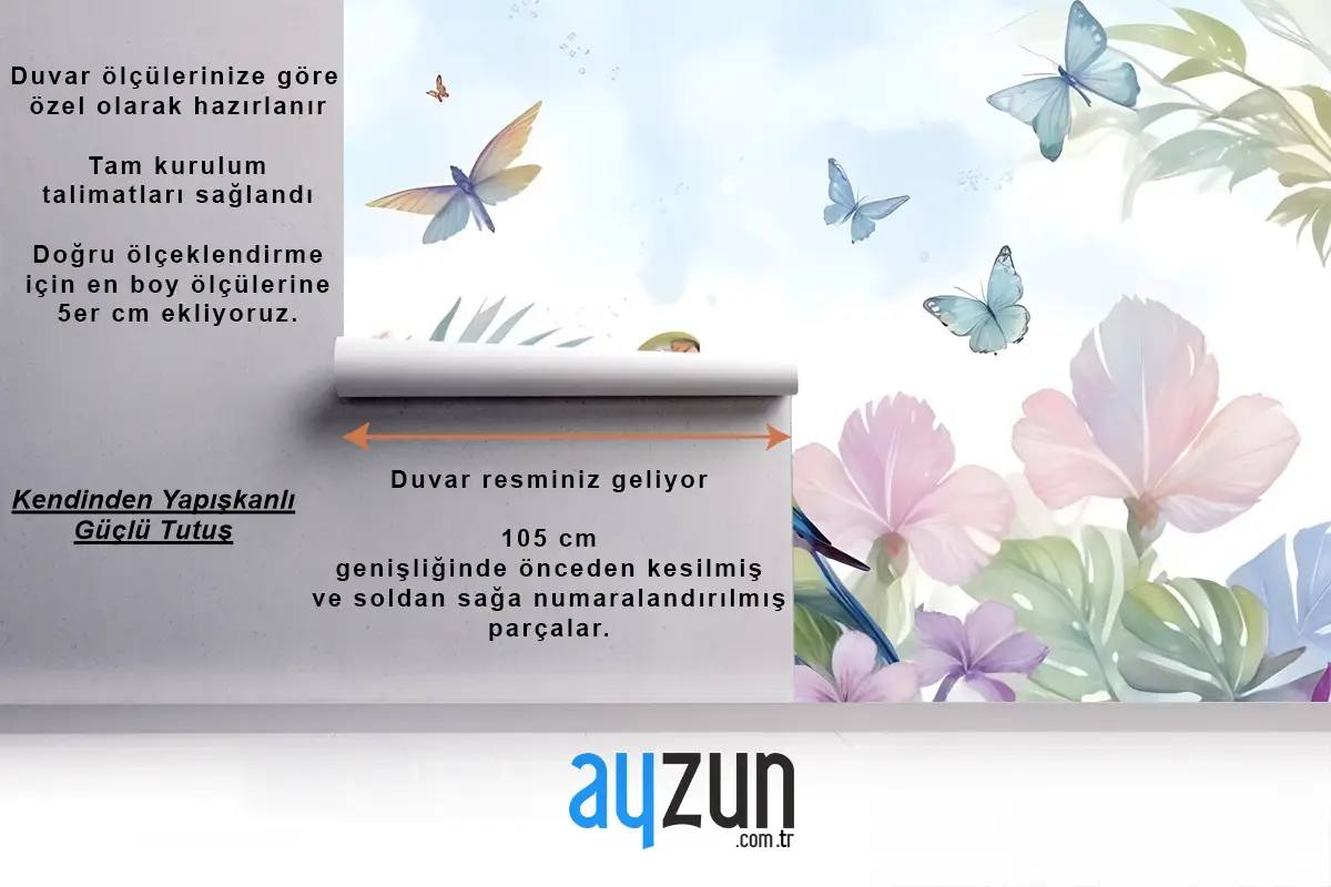 Ortanca Ve Papağanlı Şakayık Duvar Kağıdı