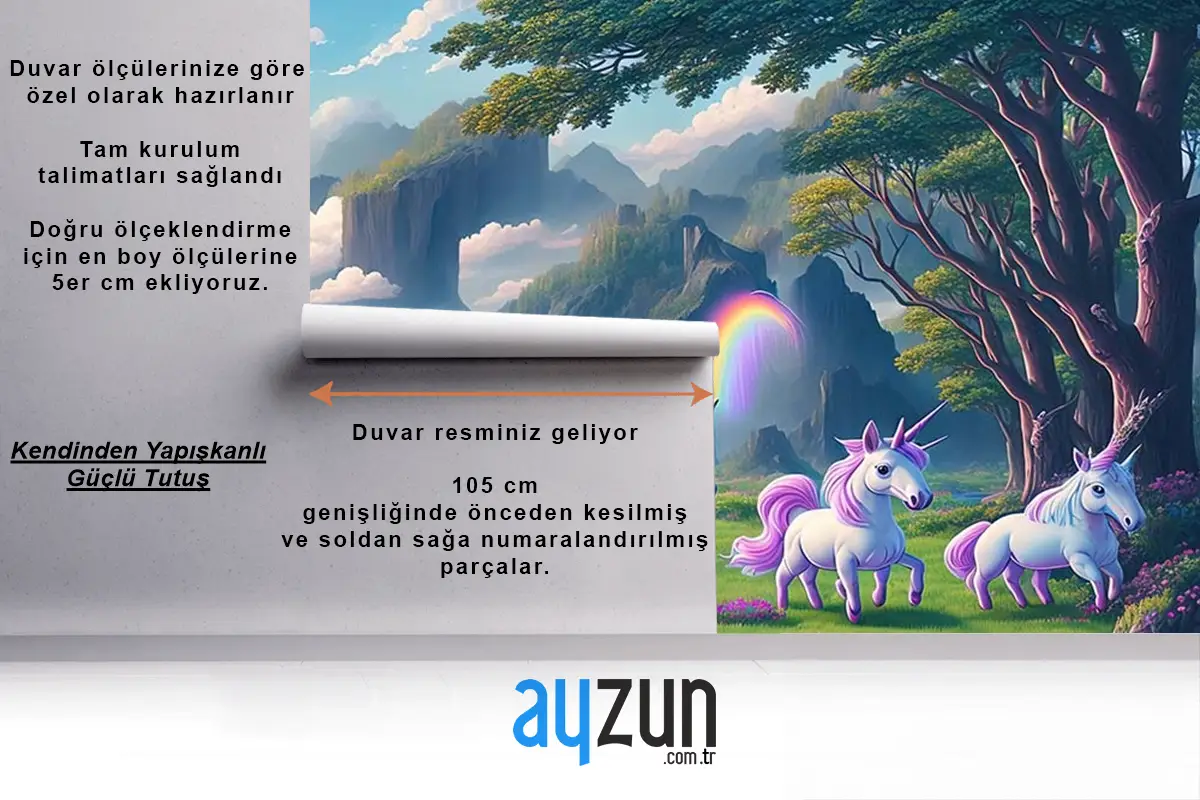 Küçük Sevimli Boynuzlu Atlar  Pony