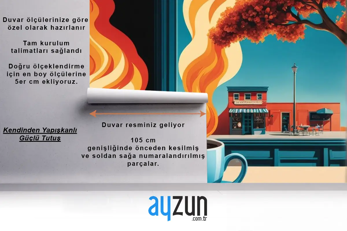 Masada Kahve Çekirdekleri Ve Bir Kahve Kupası Cafe Duvar Kağıdı