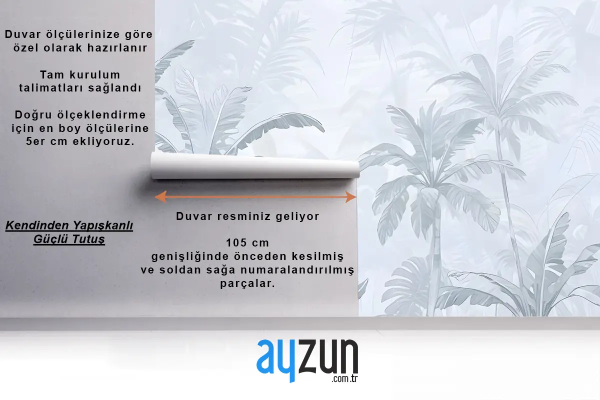 Tek Renkli Antik Orman Manzarası Duvar Kağıdı 