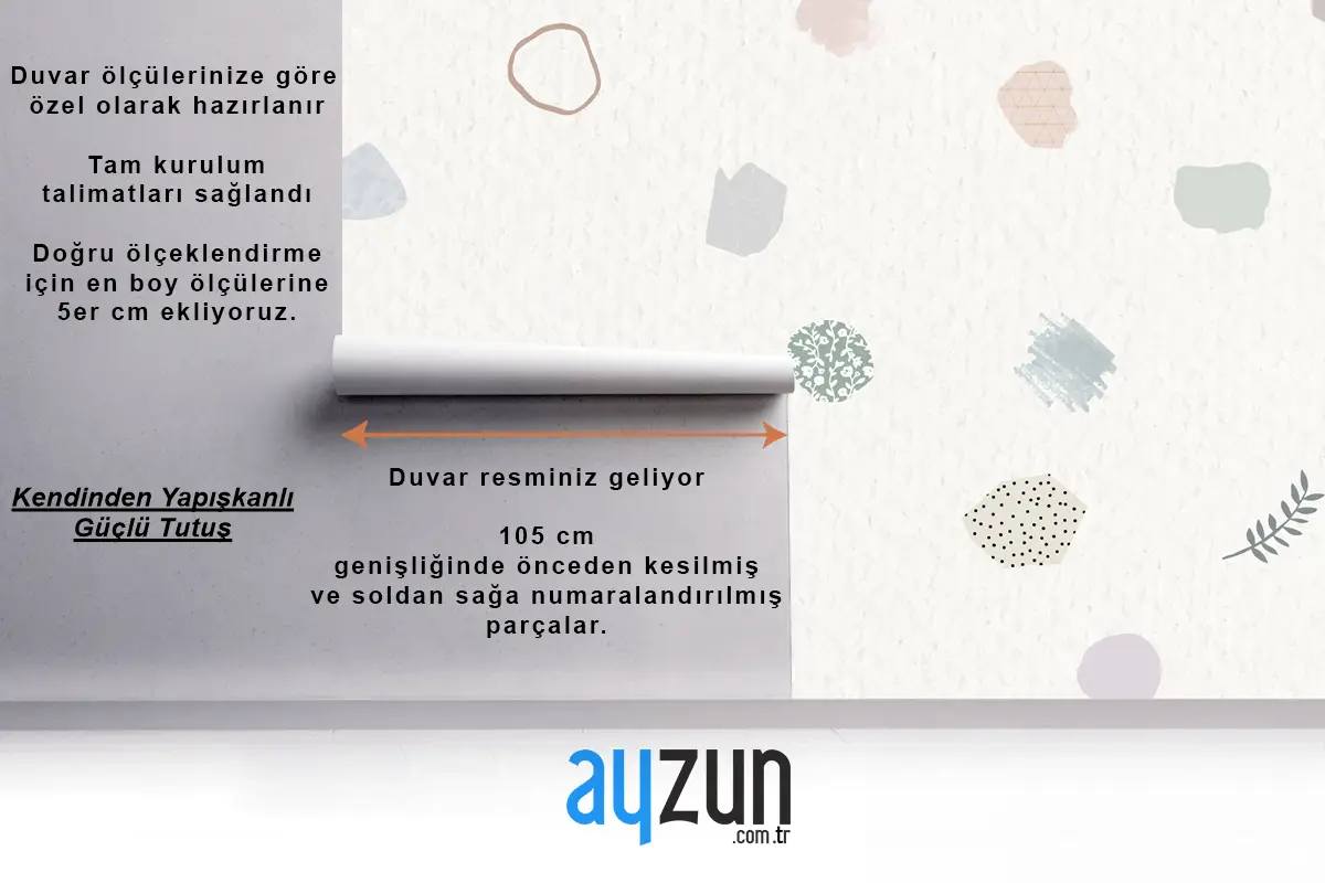 Yırtık Kağıt Not Sorunsuz Çocuk Odası Duvar Kağıdı Tasarımı Çocuk Odası Duvar Kağıdı