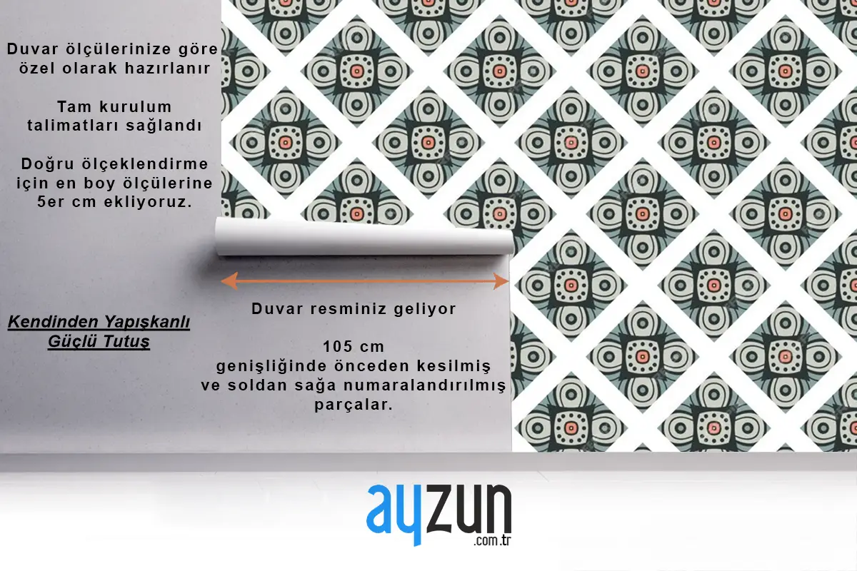 Kesintisiz Geometrik Renkli Arka Plan Deseni Duvar Kağıdı 