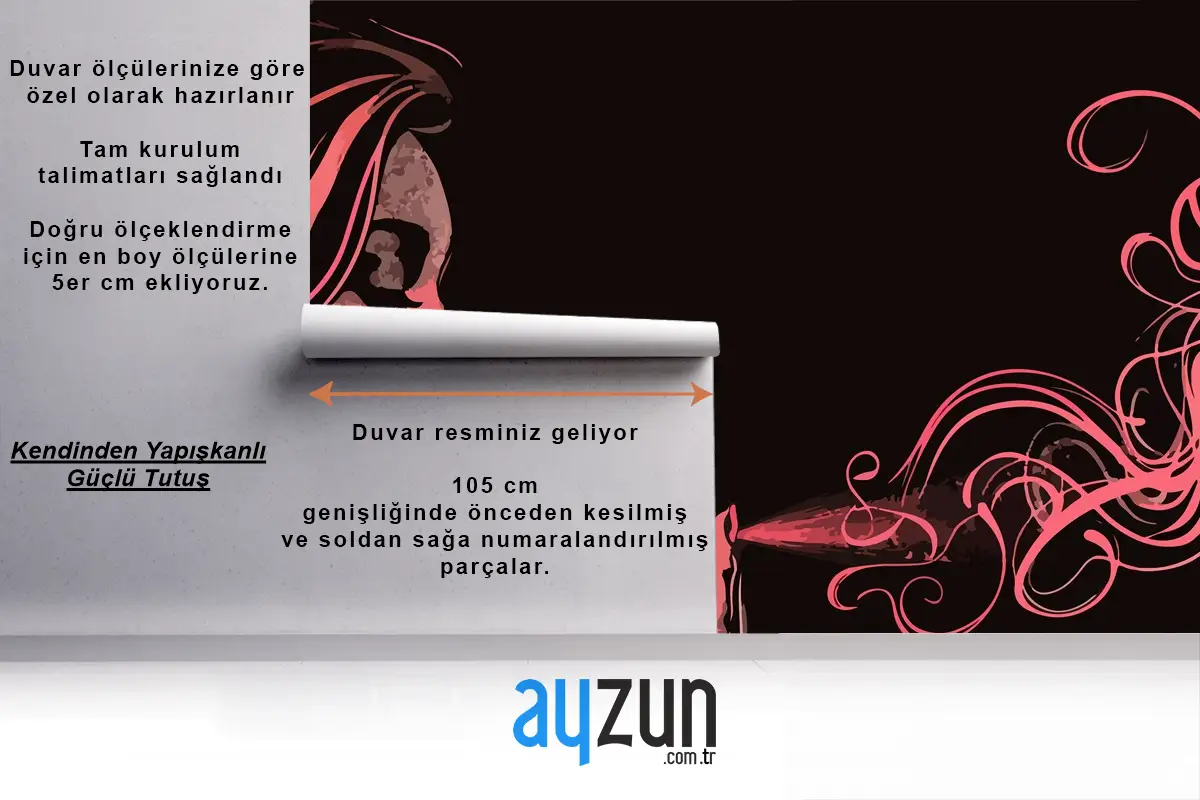 Siyah Arka Planda Saç Spreyi Uygulayan Zarif Kadın Duvar Kağıdı