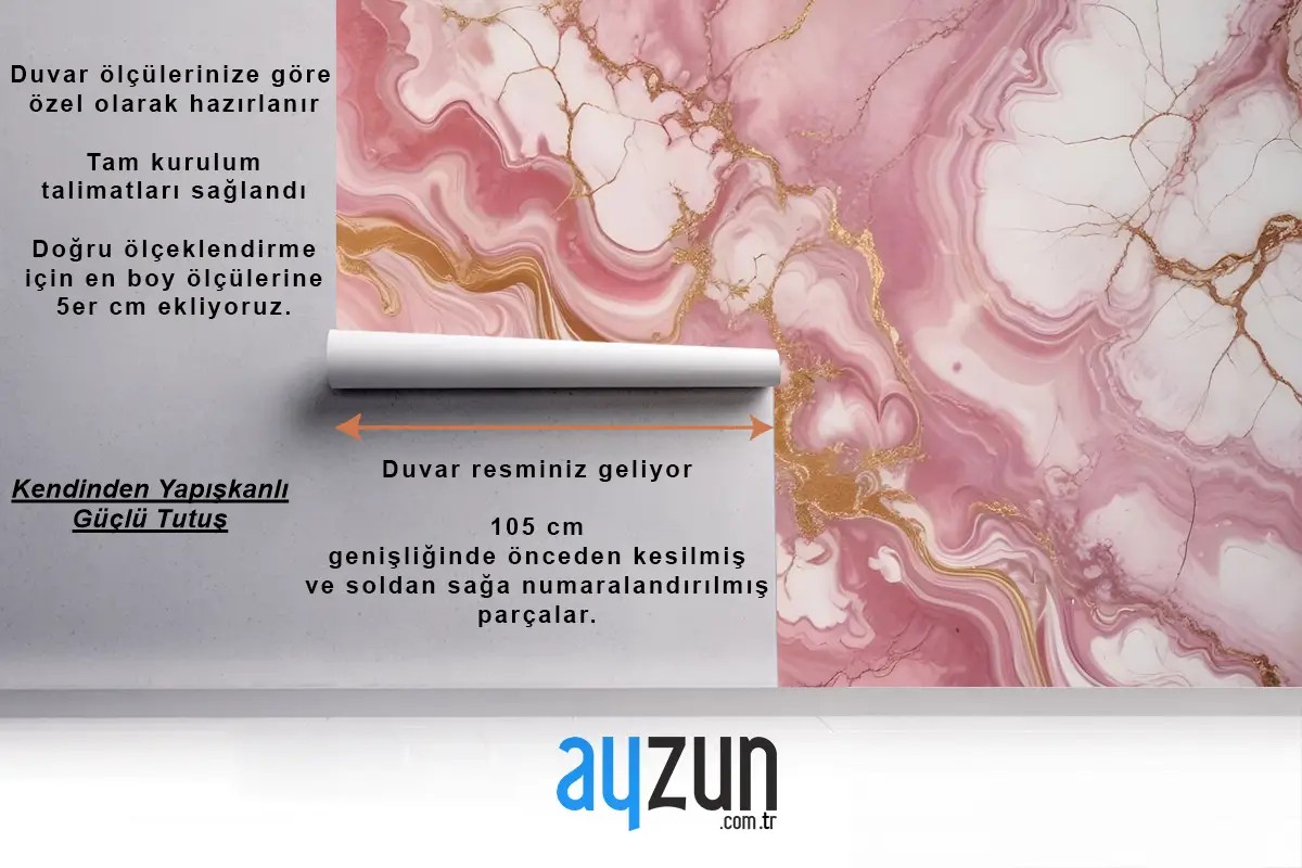 Yumuşak Mermer Soyut Sanat Duvar Kağıdı 