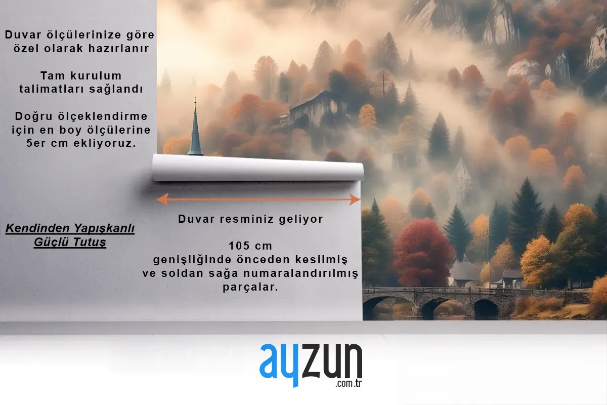 Dağ Ormanında Gün Batımı Doğa Duvar Kağıdı