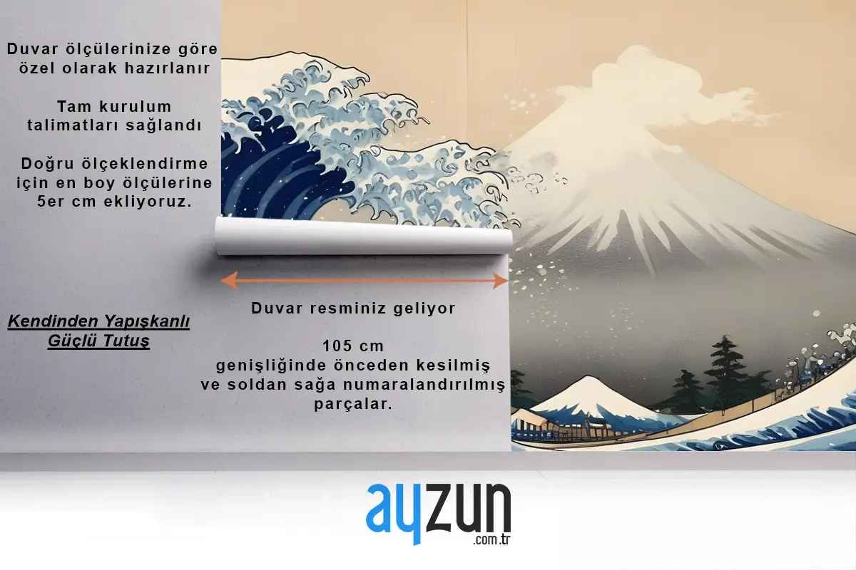 Hokusai'Den Kanagawa'Daki Büyük Dalga Duvar Kağıdı