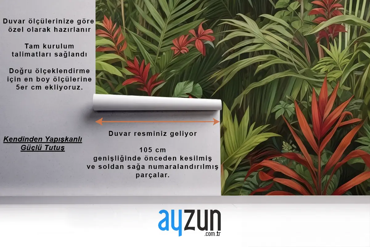 Tropikal Yağmur Ormanı Duvar Kağıdı 