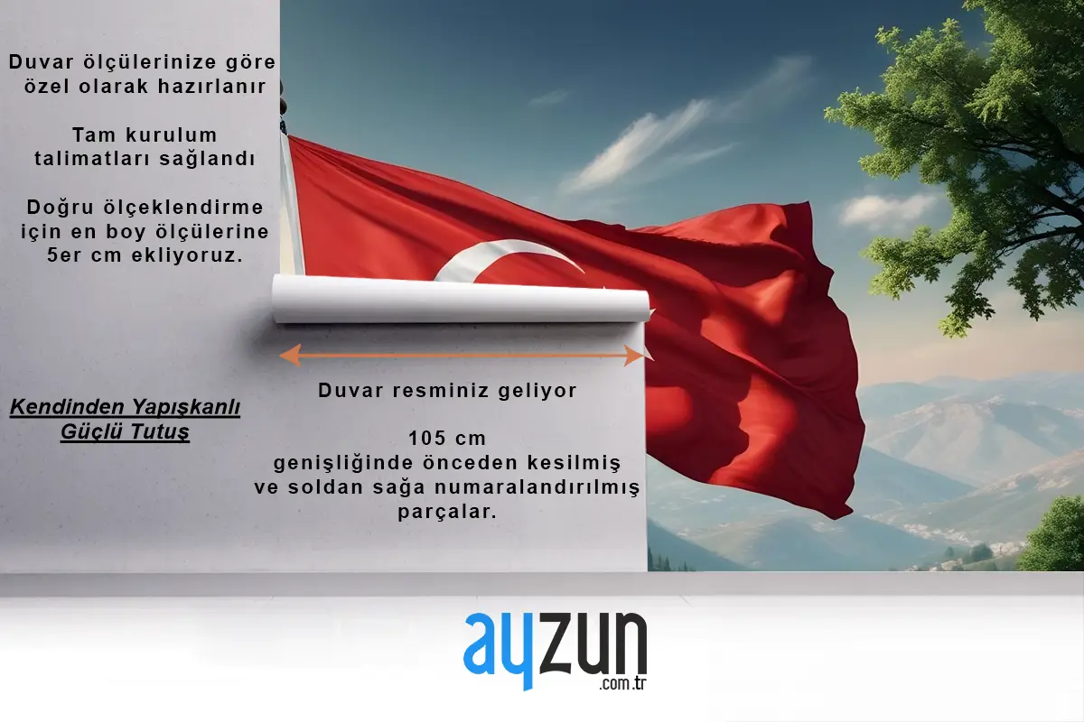 Türk Bayrağı Duvar Kağıdı 16