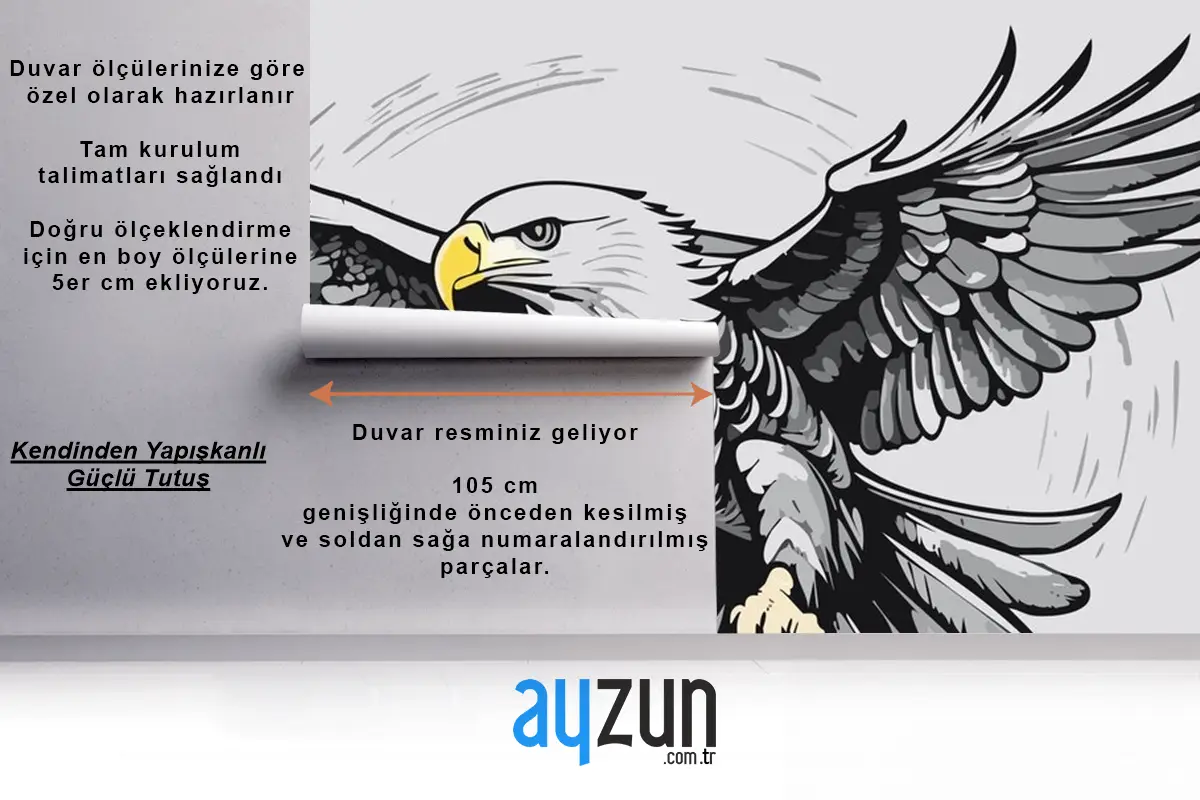 Uçan Kartal Maskot Kuş Duvar Kağıdı