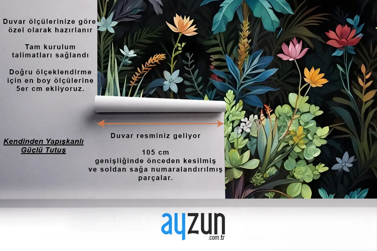 Vintage Büyük Ağaç Orman Duvar Kağıdı