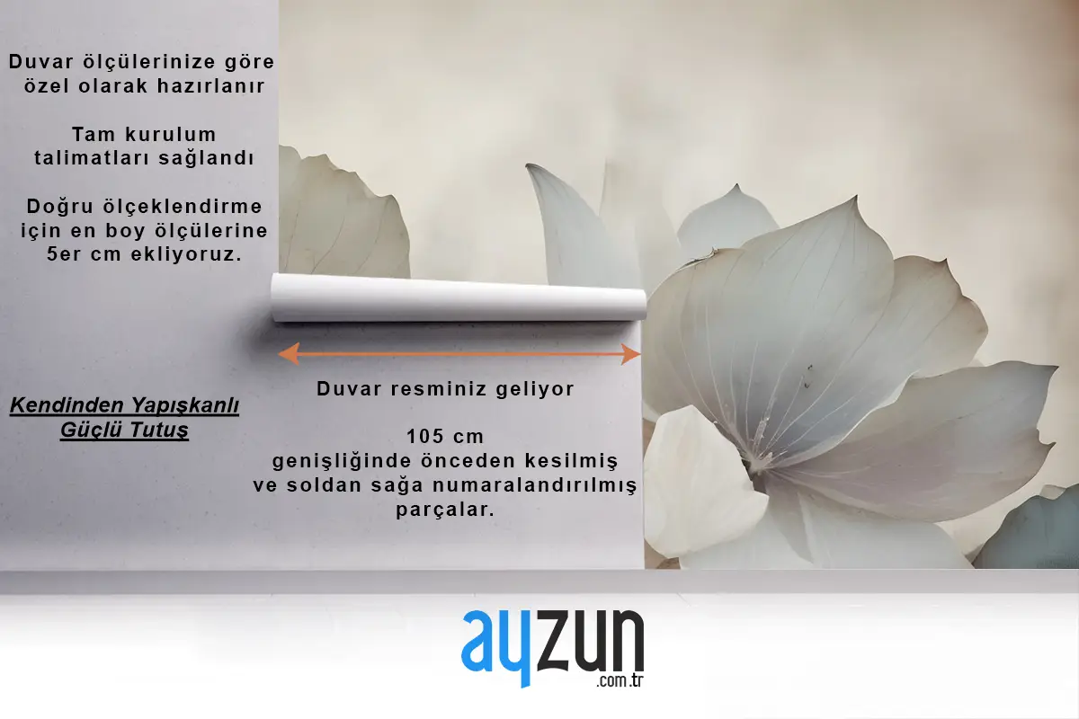 Retro Lotus Yaprağı Duvar Kağıdı  Ile Vintage Çiçekli