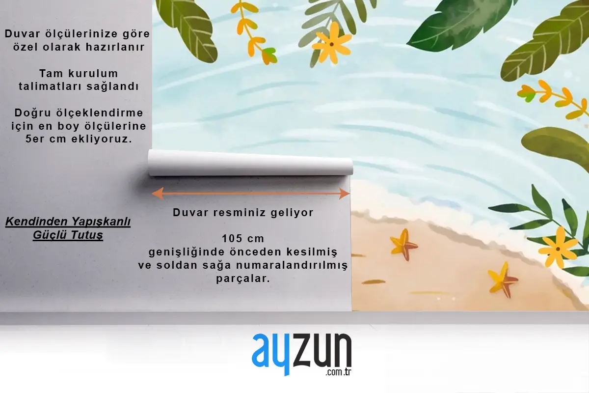 Yaz Sezonu Duvar Kağıdı  Için Suluboya Arka Plan