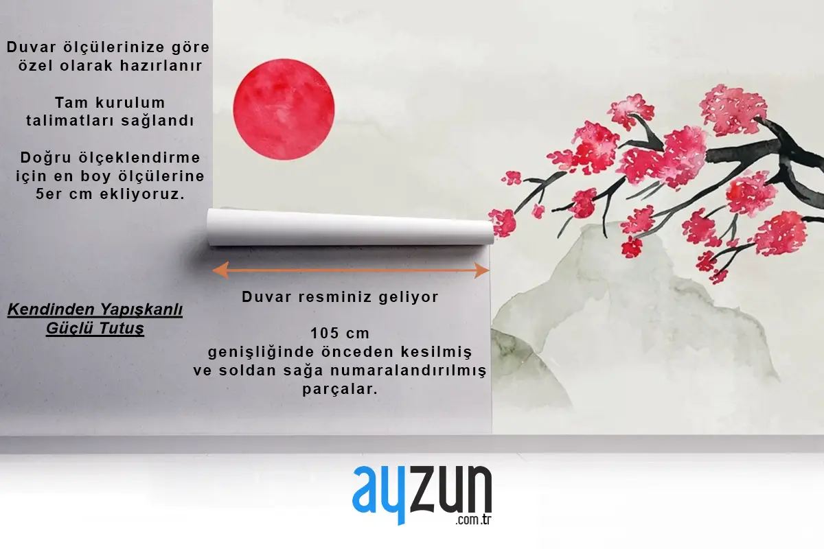 Suluboya Çin Tarzı Arka Plan Duvar Kağıdı 