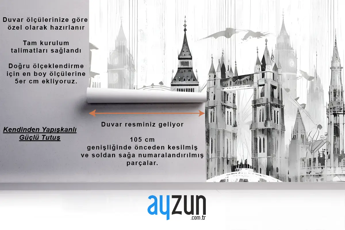 Suluboya Şehir Ünlü Yer Duvar Kağıdı 