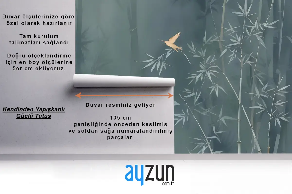 Suluboya Karanlık Orman Duvar Kağıdı 