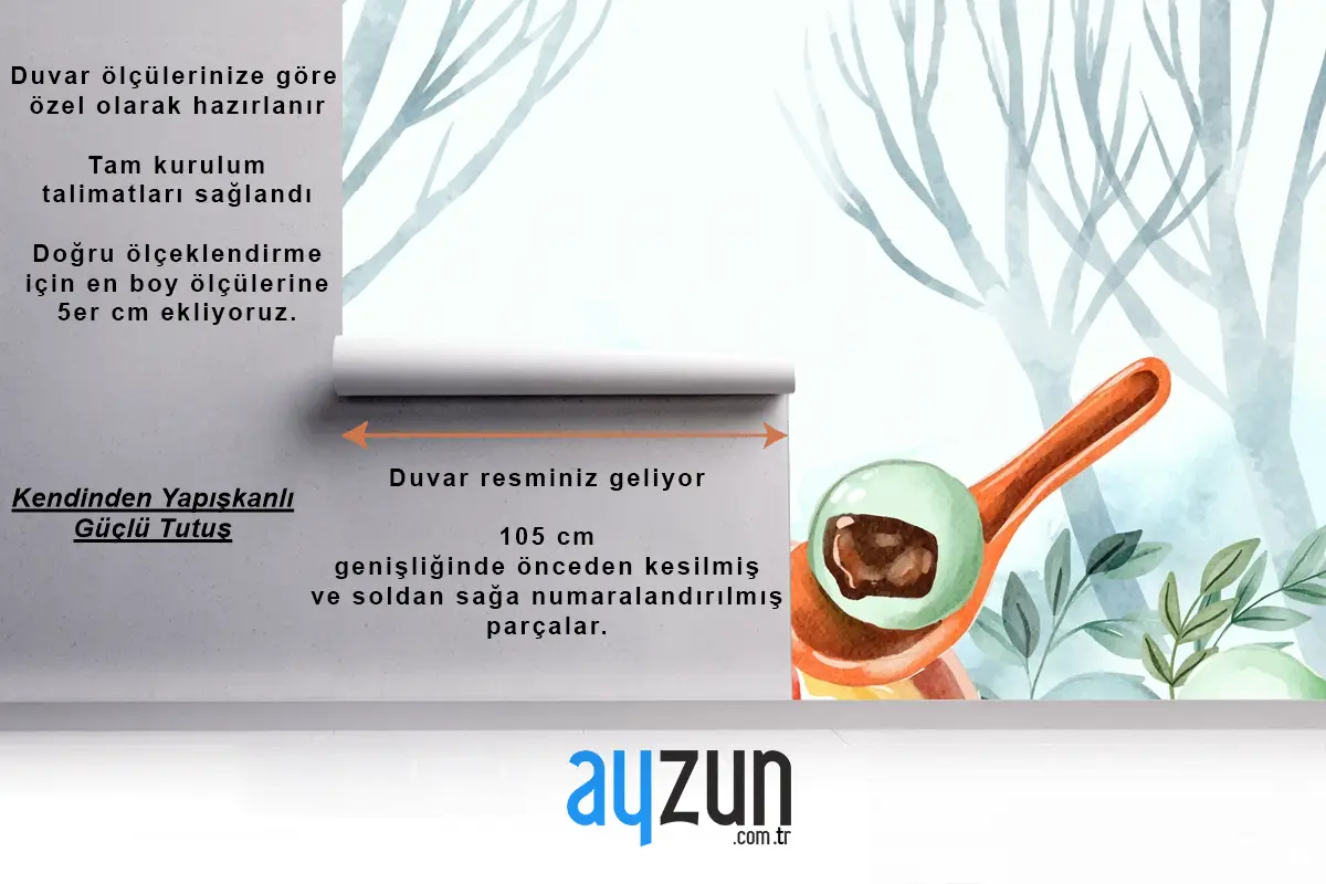 Suluboya Dongzhi Festivali Arka Plan Mutfak Duvar Kağıdı 