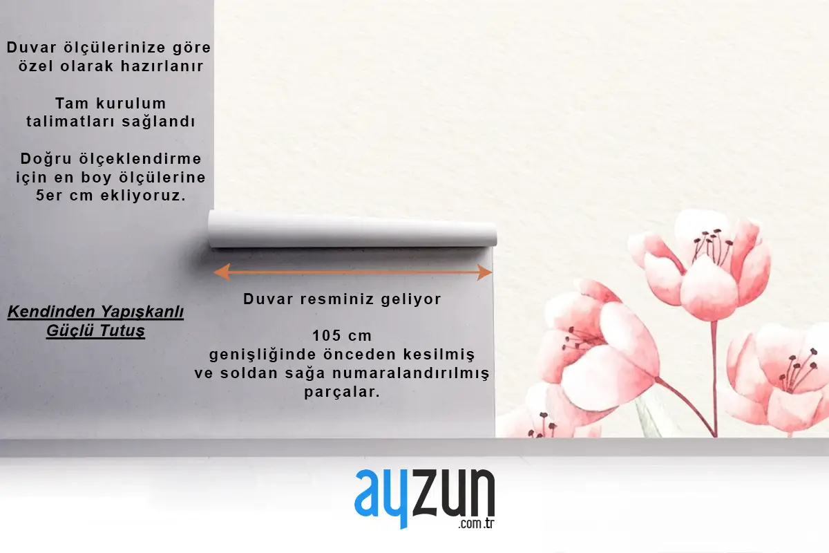 Yumuşak Renklerle Suluboya Çiçek Arka Plan Duvar Kağıdı