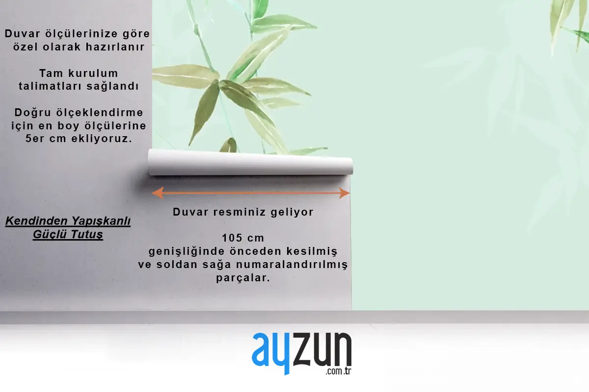 Suluboya Çiçekler Tavuskuşu Phoenix Gül Şakayık Hayvanlar Yatak Odası Duvar Kağıdı