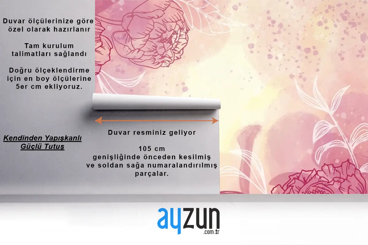 Suluboya Bahar Arka Plan Duvar Kağıdı 