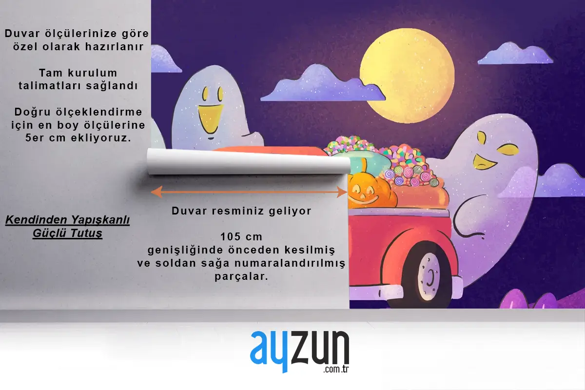 Suluboya Gövde Veya Tedavi Çocuk Odası Duvar Kağıdı 