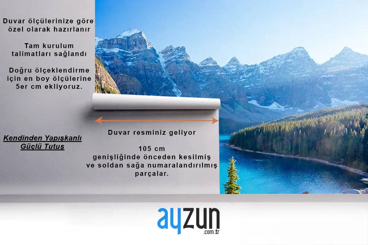 Yüksek Dağlar Arasında Göl Manzarası