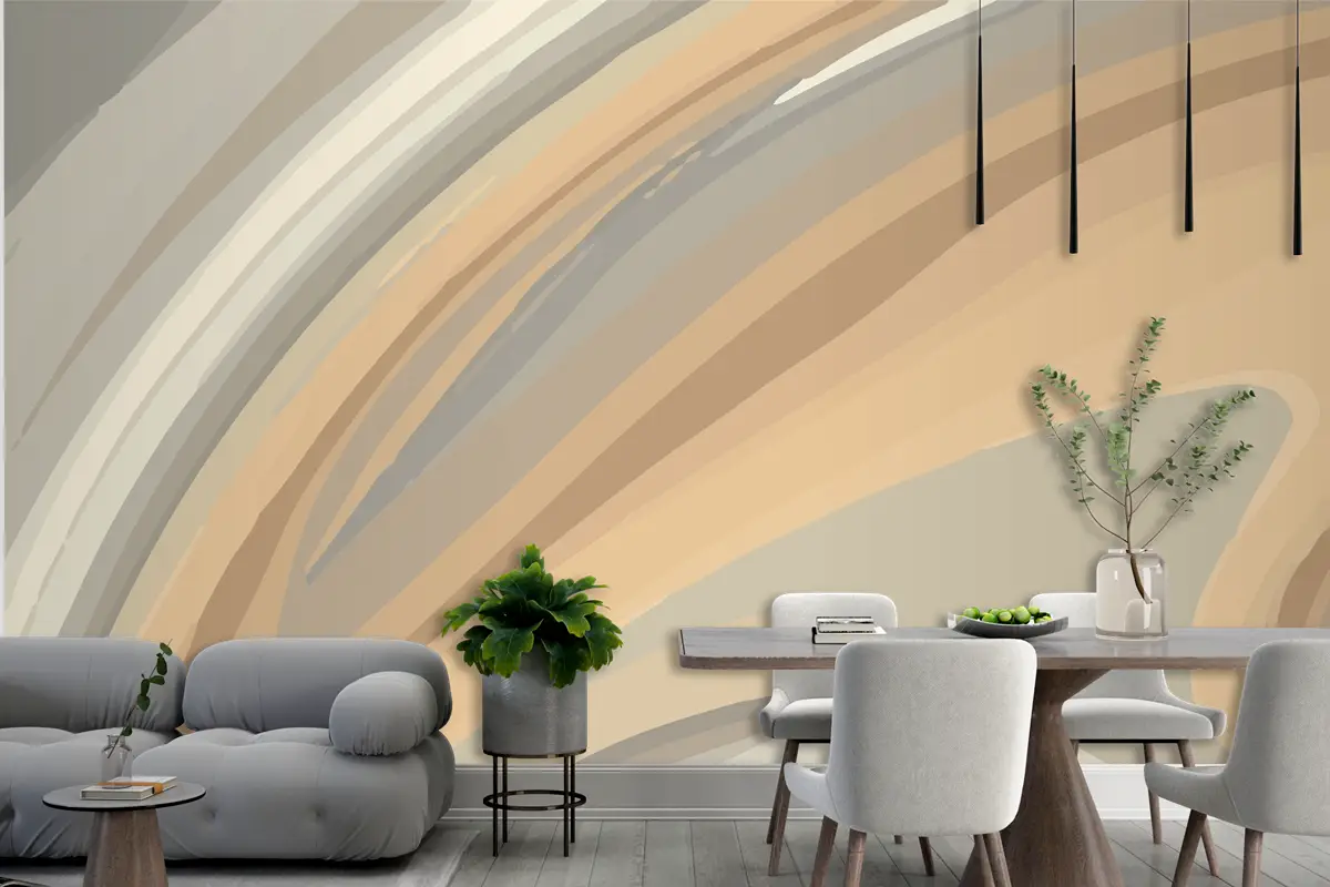 Renkli Soyut Sıvı Mermer Doku Arka Plan Duvar Kağıdı