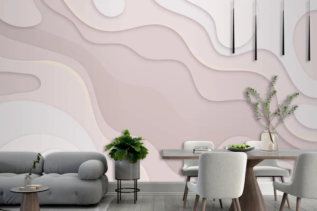 Soyut Kağıt Stili Arka Plan Duvar Kağıdı 