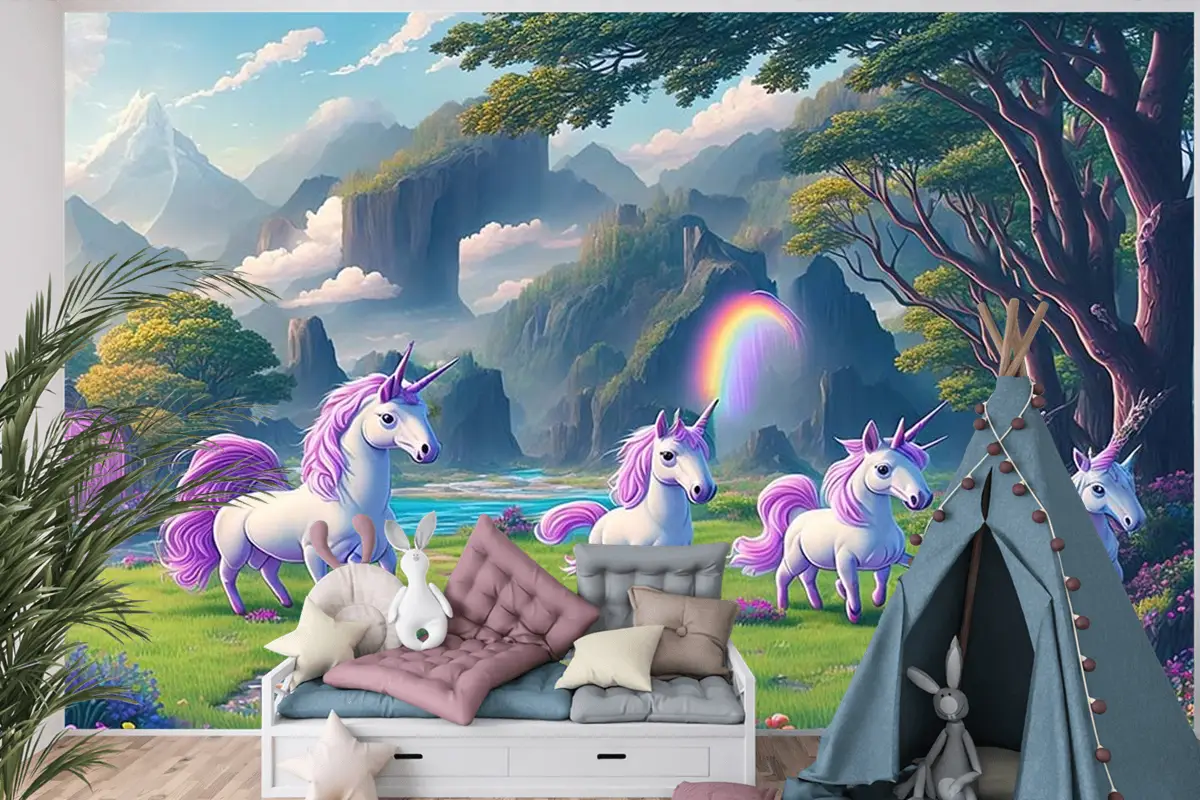 Küçük Sevimli Boynuzlu Atlar  Pony