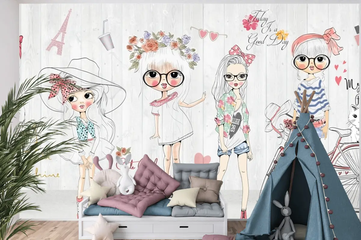 Moda Kızlar Duvar Kağıdı