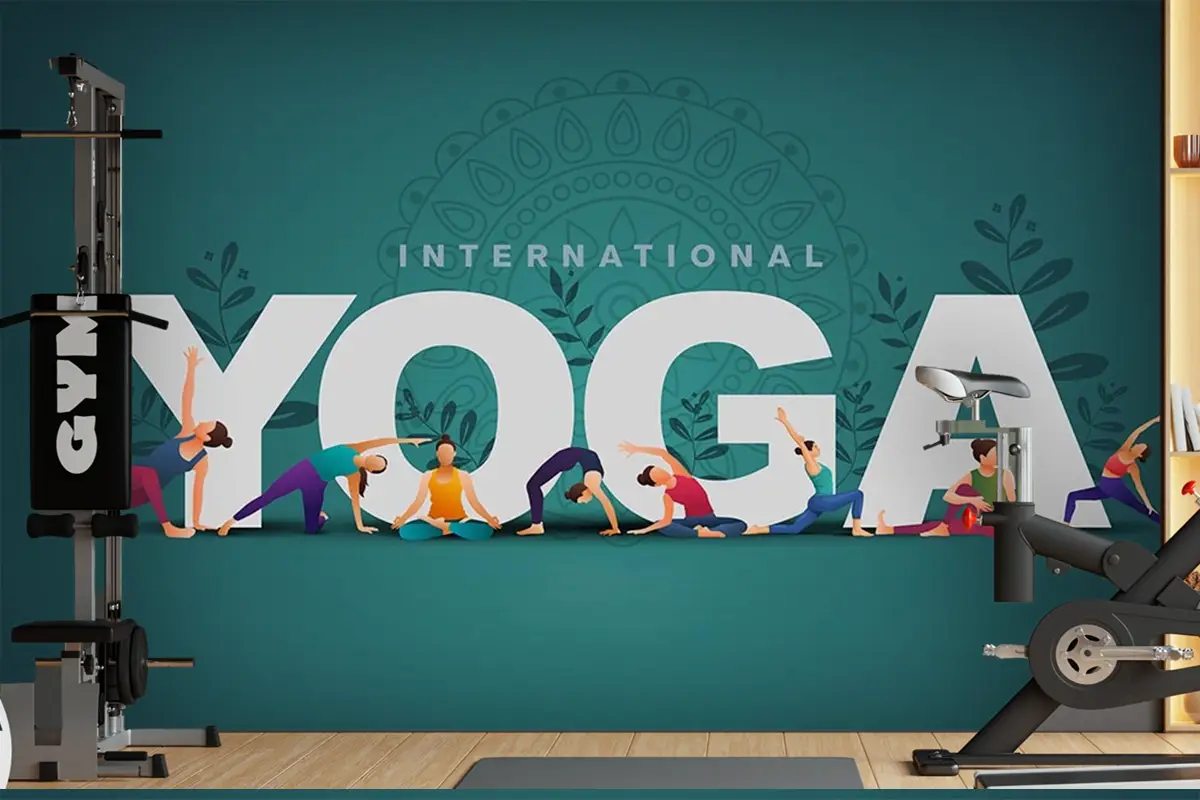 Yoga Duvar Kağıdı Spor Fitness Salonu