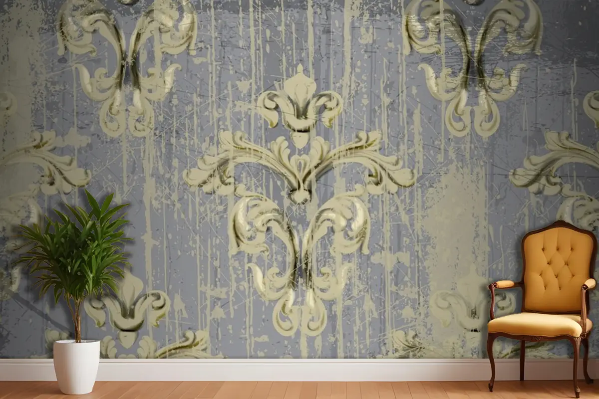 Vintage Süs Deseni Duvar Kağıdı