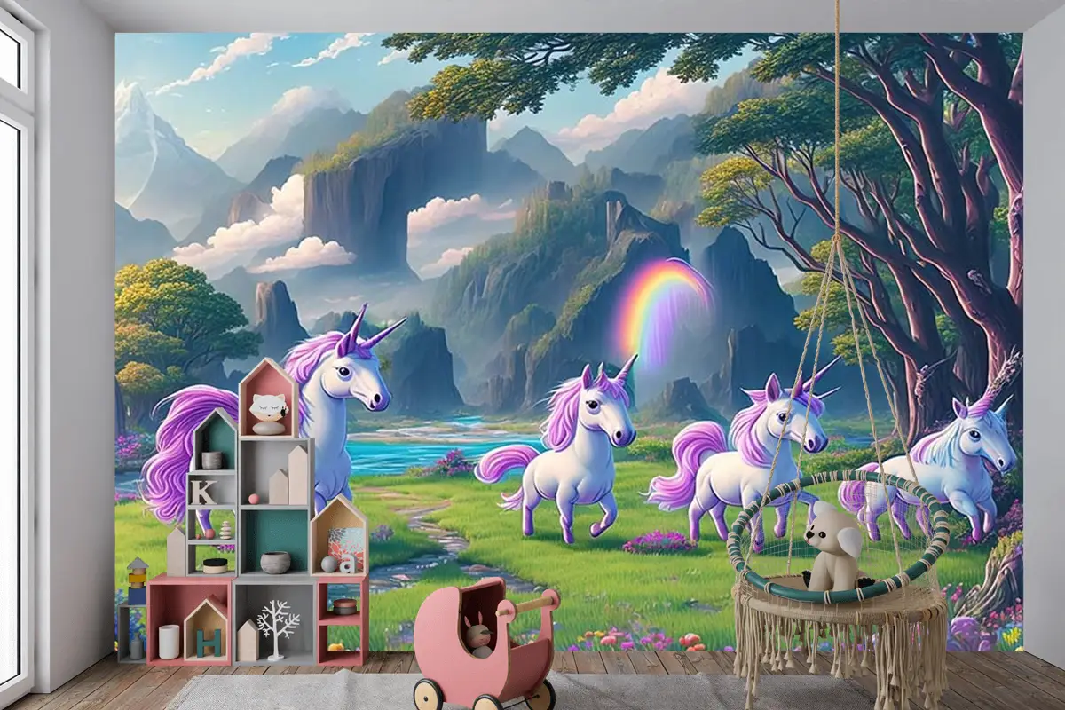 Küçük Sevimli Boynuzlu Atlar  Pony