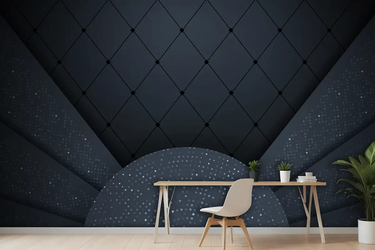 Siyah Kağıt Katmanlı Soyut 3D Arka Plan Grafik Tasarım Öğesi Ofis Duvar Kağıdı