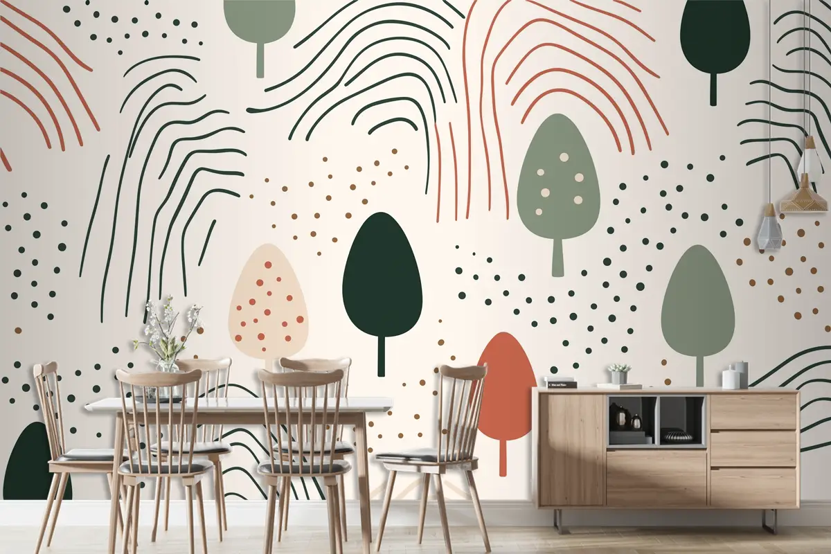 Soyut Desen Arka Plan Poster Duvar Kağıdı Duvar