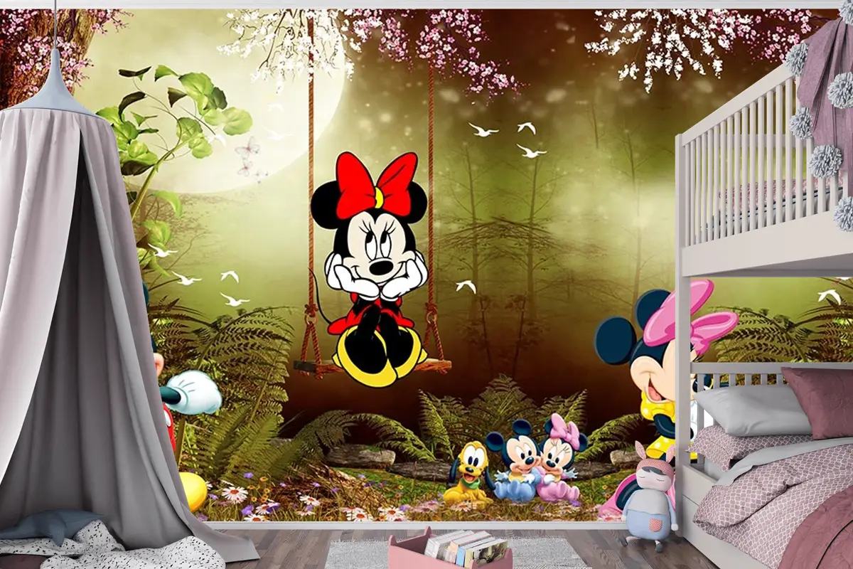 Çocuk Odası Duvar Kağıdı Mickey Mouse